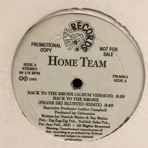 Home Team - Back To The Bronx