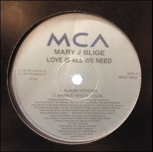LOVE IS ALL WE NEED / /MARY J BLIGE レコード通販COCOBEAT RECORDS